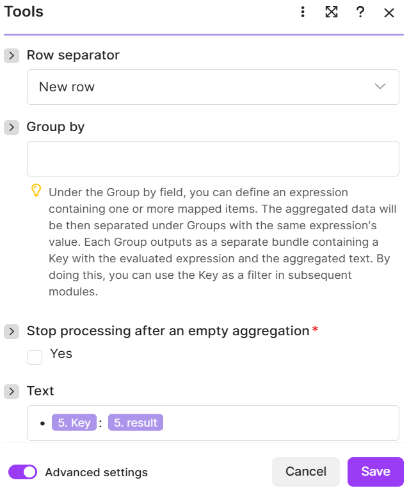 Billable work Text Aggregator